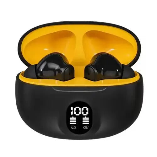 Professional Display Earbuds STEREO 895B Wireless Bluetooth Earbuds | Mic in-Ear Headphones with LED Display | Type C Fast Charging | Bluetooth 5.3 for Android/iPhone