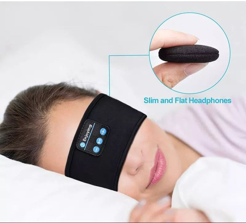 Wireless Bluetooth Music Headband With Built-In Headphones For Sports, Running, Gym, And Sleep – Comfortable Fabric Design With Hands-Free Calling