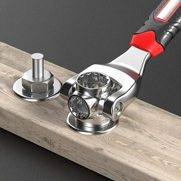 48-in-1 Multi-Socket Wrench, Universal Hand Tool with 360° Rotating Head + Free Home Delivery