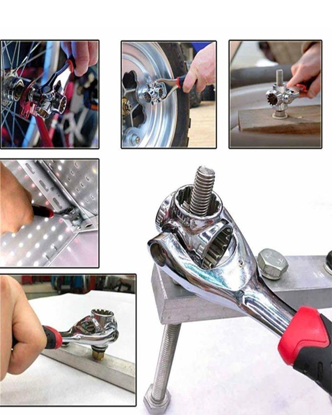 48-in-1 Multi-Socket Wrench, Universal Hand Tool with 360° Rotating Head + Free Home Delivery