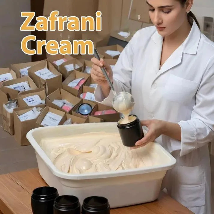 Korean Zaffarani Whitening Cream – Brightening & Skin-Tone Correcting Moisturizer with Saffron Extract for Glowing, Even, Radiant Skin | Daily Face & Body Cream 500gram