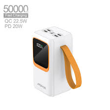 Moshuo 30000mAh Super Fast Charging Power Bank 100W – Original Lithium Battery with LED Display & Type-C Cable